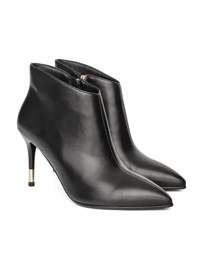 Ботильоны черные на шпильке